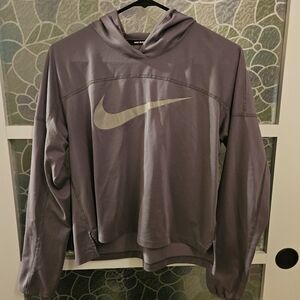 Nike Women's Gray Hoodie Sweater